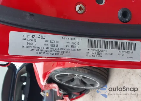 2018 Dodge Challenger Sxt Plus from USA, damaged, VIN 2C3CDZAG8JH182713